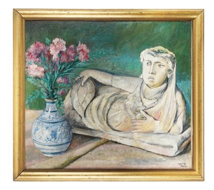 Huile sur toile. 69 x 79 cm. Signée en bas à droit