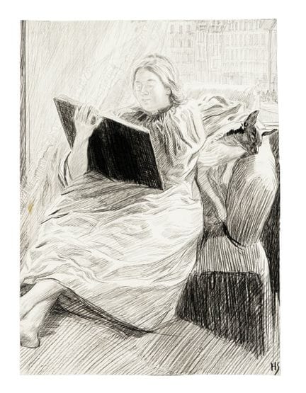 Ensemble de 3 dessins réalisés au crayon, à la plu