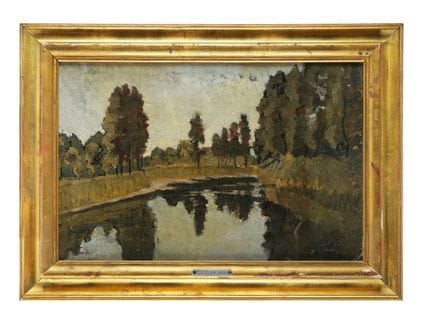 Huile sur carton. 37 x 54,5 cm. Signé « G. Ciardi 