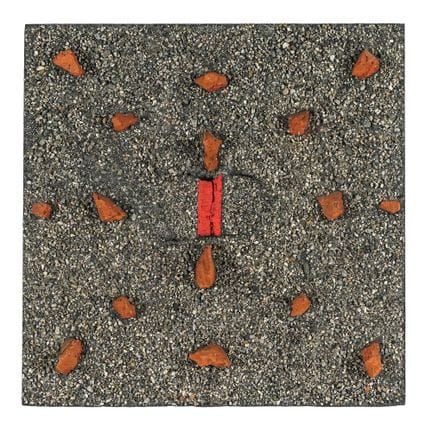 Agenore Fabbri, *Il muro II*. 1992. Acrylic and mi