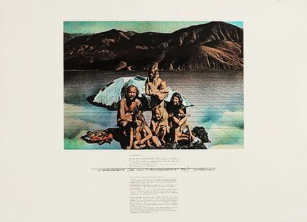 Superstudio Group, *L'accampamento*. 1974. Rotogra