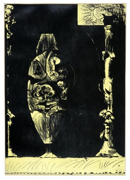 Graham Sutherland, Three Organic Forms. 1977. Lith