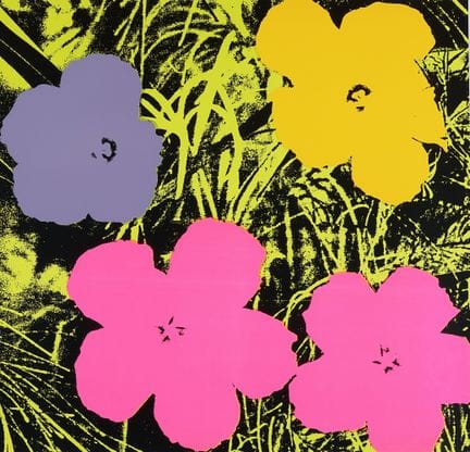 Andy Warhol [after], Flowers. Portfolio of 4 sheet