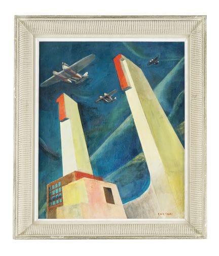 Giovanni Chetofi, Untitled. Mixed media on canvas.