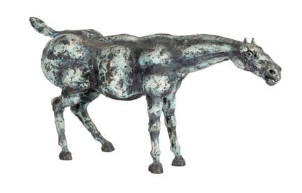 Agenore Fabbri, Cavallo I. 1975. Polychrome bronze