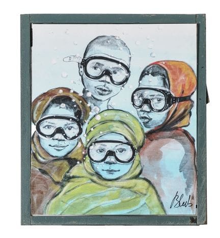 Blub, The Untouchables. Offset print on a metal do