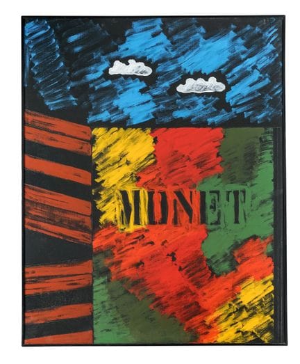 Tano Festa, Monet. Homage to Color. 1985. Acrylic 