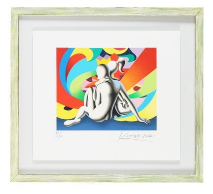 Mark Kostabi, *Emotion Vortex*. 2014. Silkscreen p