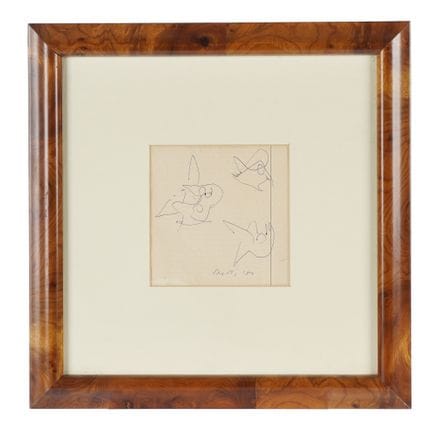 Bruno Saetti, Untitled. 1980. Ballpoint pen on not