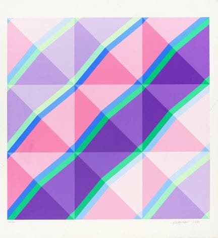 Hans Jörg Glattfelder, Untitled. 1971. Silkscreen 