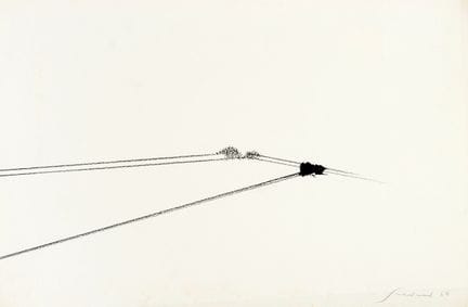 Emilio Scanavino, Untitled. 1966. Oil pastel and i