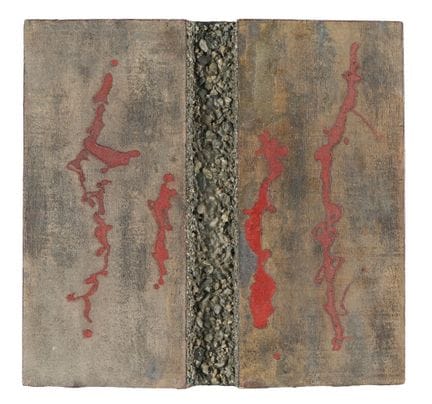 Agenore Fabbri, *Il muro II*. 1993. Mixed media on
