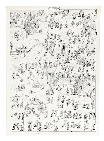 Benito Jacovitti, “Hey! We need to move the cannon