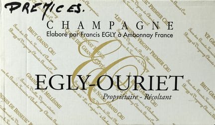 Champagner, Domaine Egly-Ouriet, Cuvée „Les Prémic