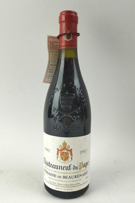 罗讷河谷红葡萄酒教皇新堡，博纳酒庄，1990 年，1 瓶