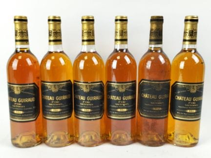 波尔多白葡萄酒，苏玳一级酒庄，Château Guiraud，1984 年，6 瓶