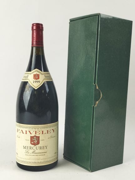 勃艮第红葡萄酒，默克雷，“莱斯·莫瓦伦”，费维莱，1999年，1瓶大瓶装