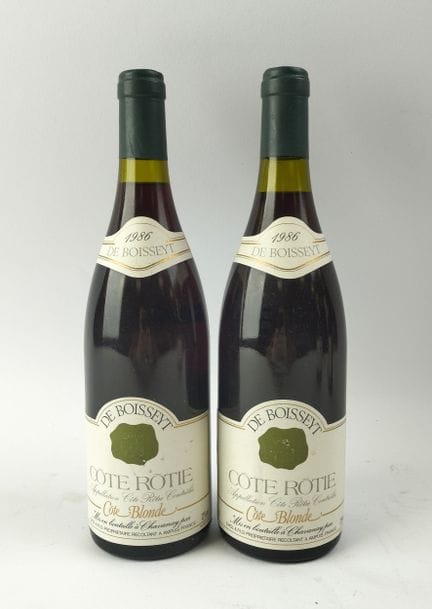 罗讷河谷红葡萄酒 
- Côte-Rôtie, "Côte Blonde", De Boisseyt