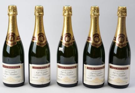 Champagner, Louis Roederer Brut, 1989, 5 Flaschen