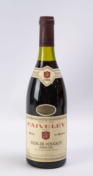 Rotwein aus Burgund, Clos de Vougeot Grand Cru, Fa