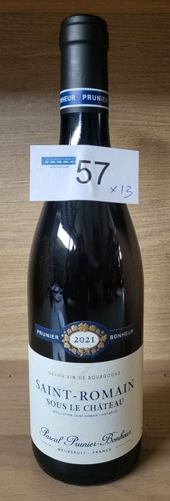 勃艮第红葡萄酒，圣罗曼，"Sous le Château"，Pascal Prunier-Bonhe