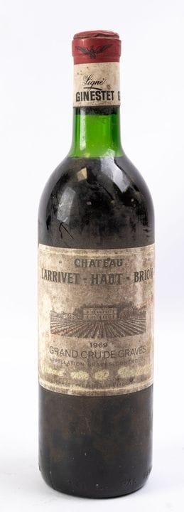 波尔多红葡萄酒，格拉夫产区，拉里维特-奥布里昂酒庄，1969年，1瓶