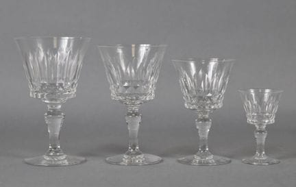 BACCARAT
Service de verres en cristal modèle Picca