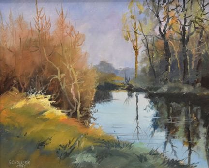 Robert SCHOULER (Nacido en 1945)
«El río Ill cerca