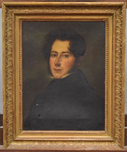 Escuela FRANCESA, hacia 1820
«Retrato de un hombre