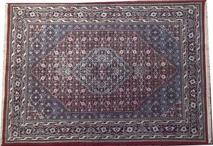 INDIA, Cachemira
Alfombra de lana tejida a mano co