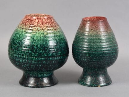 ACCOLAY (act. 1945-1992)
Dos jarrones de cerámica 
