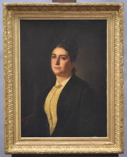 F. ARMBRUSTER (siglos XIX-XX)
«Retrato de una muje