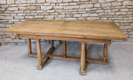 IMPORTANTE mesa extensible al estilo italiano, de 