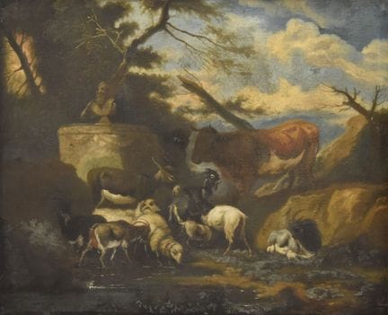 Michiel CARRÉ (1657-1727/47), Atribuido a
«Vaca y 
