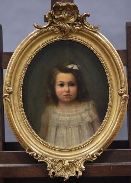 Eug. ARDIOT (siglos XIX-XX)
«Retrato de una niña»
