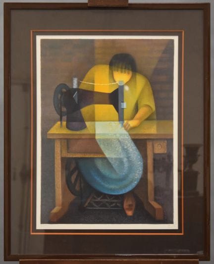 Louis TOFFOLI (1907-1999)
«La costurera»
Litografí