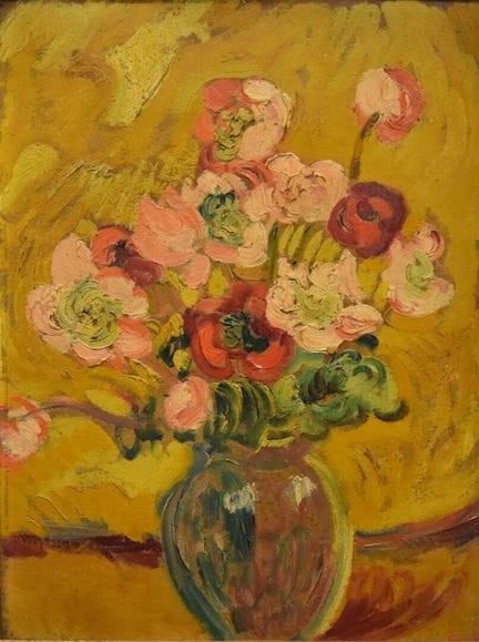 Louis VALTAT (1869-1952)
«Flores en un jarrón de c