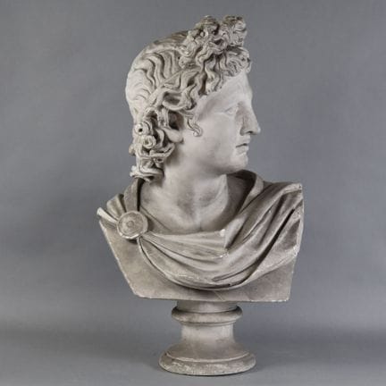 IMPORTANT plaster bust based on an ancient model, 