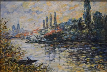 Paul FLAUBERT (1928-1994)
«Remolcador en el río»
Ó