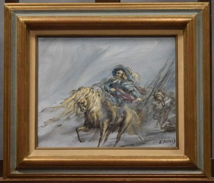 Jean DUPUIS (nacido en 1941)
«Cavalier»
Lienzo pin