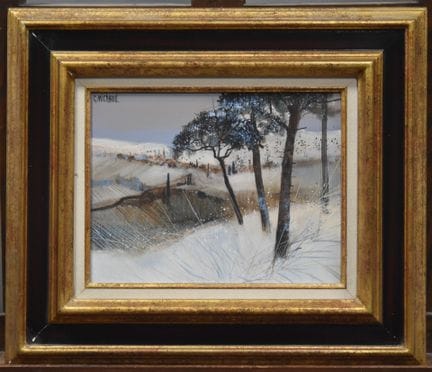 Gilbert MICHAUD (Nacido en 1948) 
«Neige Provençal