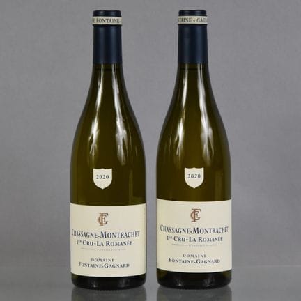 2 botellas de CHASSAGNE-MONTRACHET 1er Cru LA ROMA