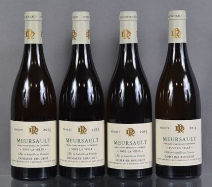 4 Flaschen MEURSAULT, SOUS LA VELLE 2013 Domaine R