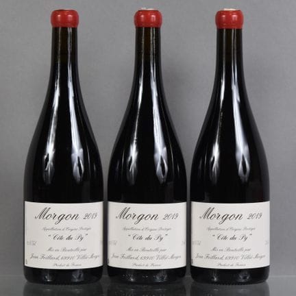 3 botellas de MORGON Côte du Py 2019 Jean Foillard