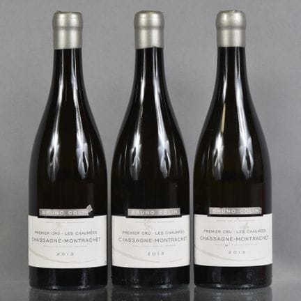 3 Bouteilles CHASSAGNE-MONTRACHET 1er Cru LES CHAU