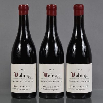 3 botellas de VOLNAY 1er Cru LES MITANS 2022 Arnau