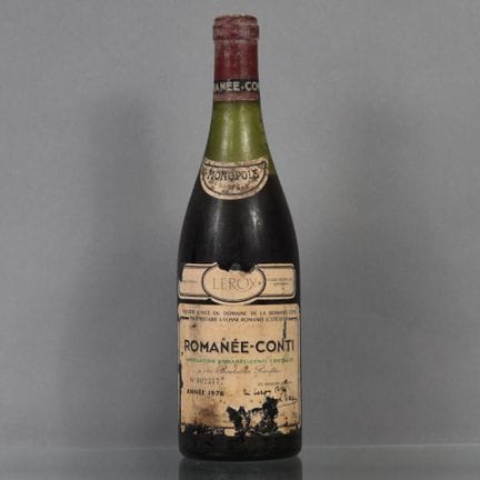 1 Flasche ROMANEE-CONTI Grand Cru 1976 Domaine de 