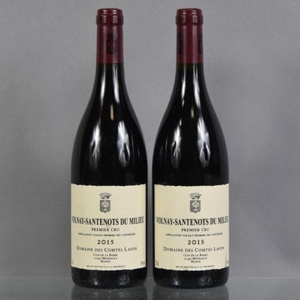 2 botellas de VOLNAY-SANTENOTS DU MILIEU 1er Cru 2
