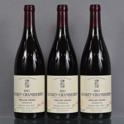 3 botellas de GEVREY-CHAMBERTIN Vieilles Vignes 20