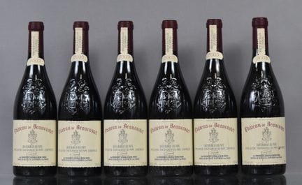 6 botellas de CHATEAUNEUF-DU-PAPE Château de Beauc